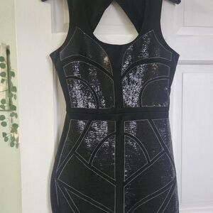 En-creme Women's Black Going-out-dresses